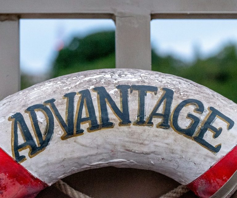 'advantage' op een boei